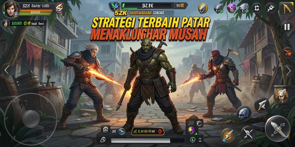Tampilan gameplay seru dan strategis dari 5ZK yang penuh aksi.