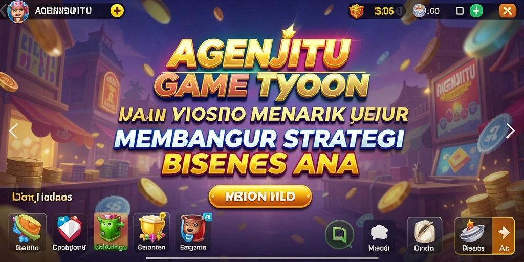 Tampilan menarik dari gameplay AGENJITU yang menantang.