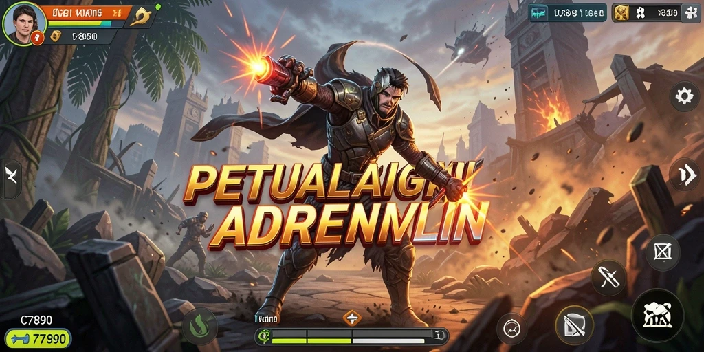 Tampilan gameplay seru C7890 dengan aksi mendebarkan.