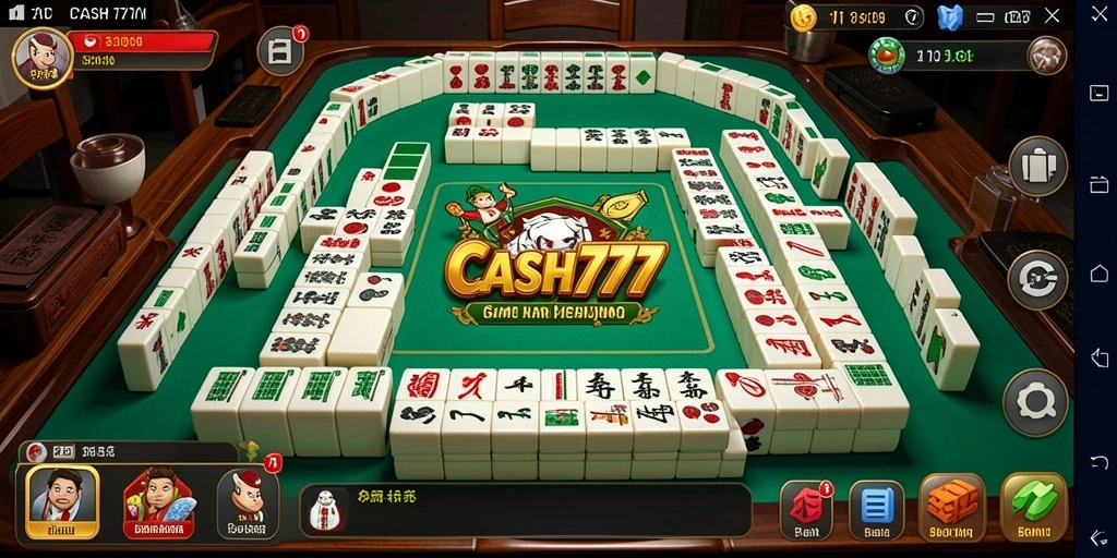 Tangkapan layar CASH777 menampilkan serunya gameplay Mahjong yang menarik.