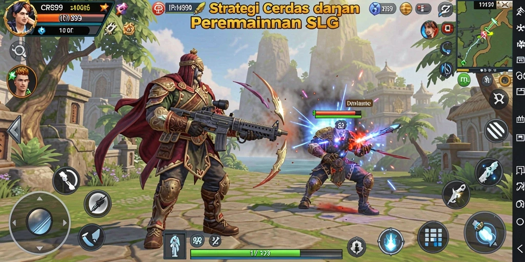 Tampilan gameplay strategis dan menarik dari CRS99.