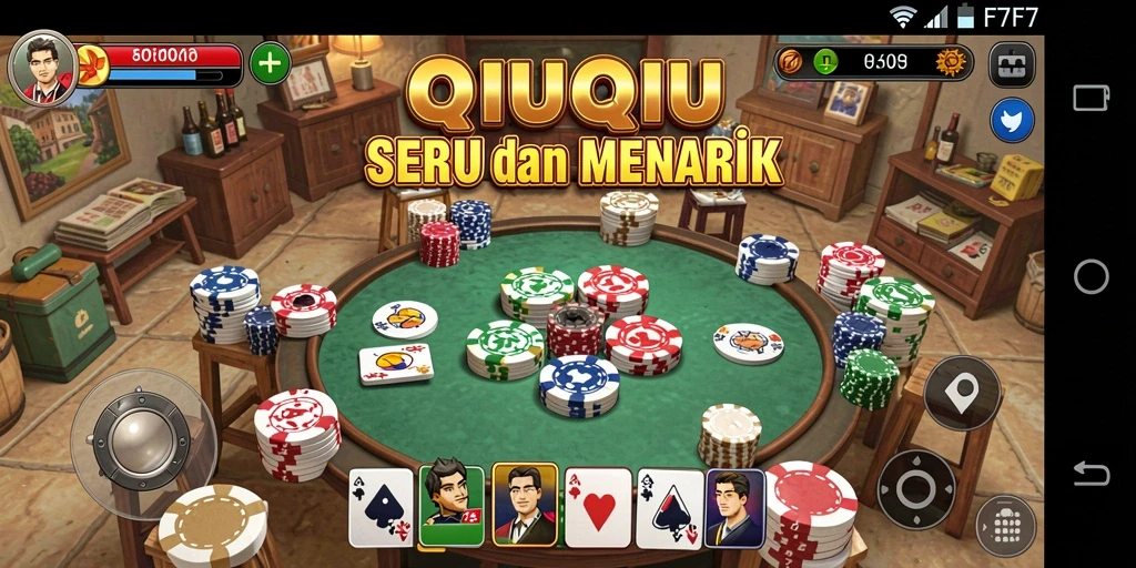 Tampilan gameplay seru dalam F7F7 yang penuh strategi.