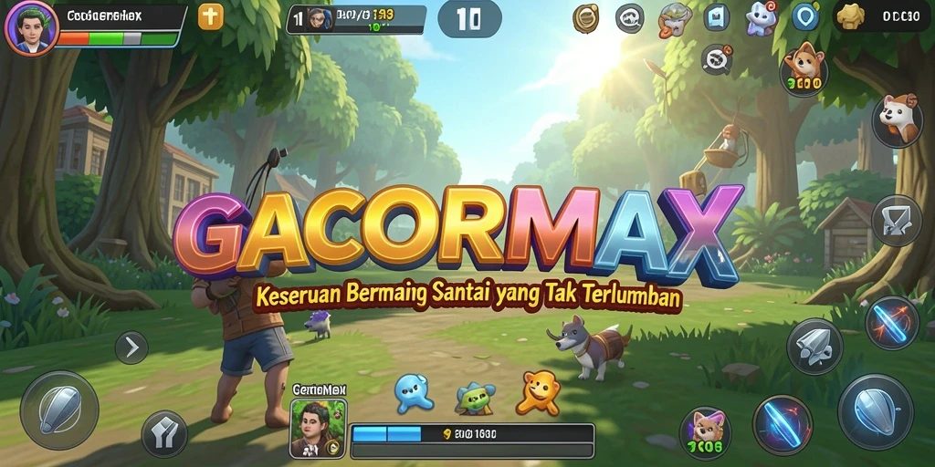 Tampilan menarik dan gameplay seru di GACORMAX.