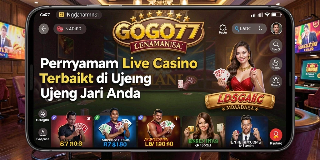 Tampilan gameplay GOGO77 yang menawan dalam suasana Live Casino.