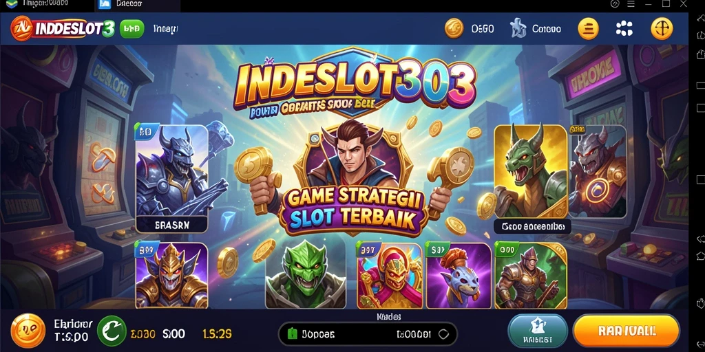 Tampilan gameplay yang menarik dan penuh warna dari INDESLOT303.