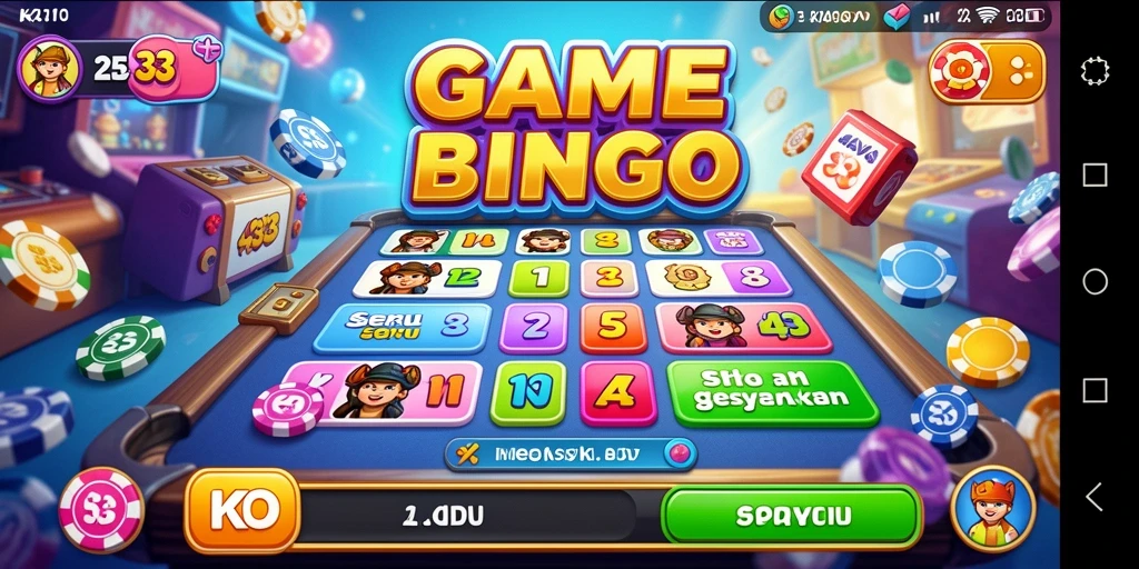 Screenshot pertandingan Bingo KAYA33 dengan tampilan menarik.