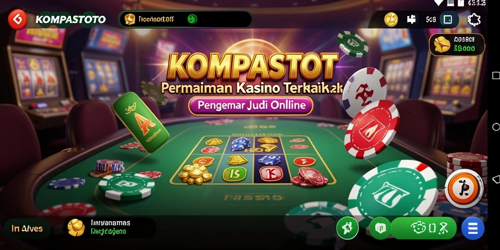 Tampilan menarik dari gameplay Kasino KOMPASTOTO dengan berbagai pilihan permainan.