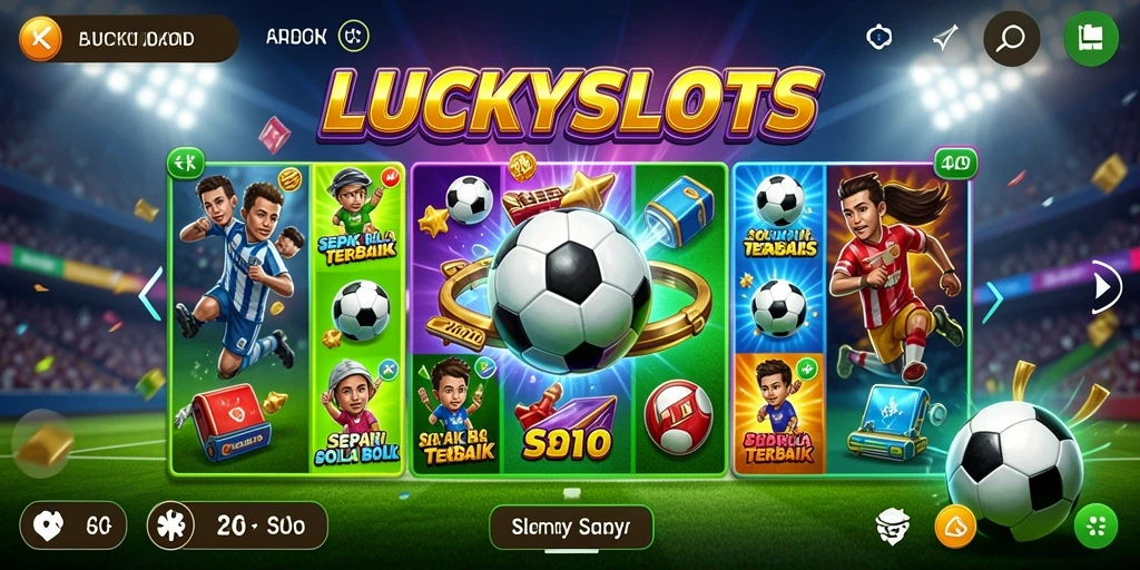 Gameplay LUCKYSLOTS yang memukau dan penuh aksi olahraga.