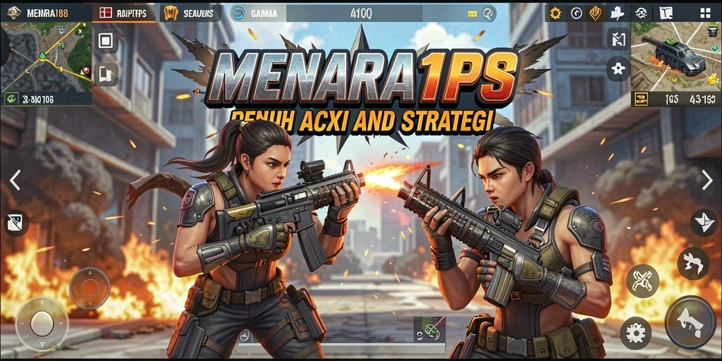 Gameplay seru MENARA188 dengan pertempuran taktis yang mendebarkan.