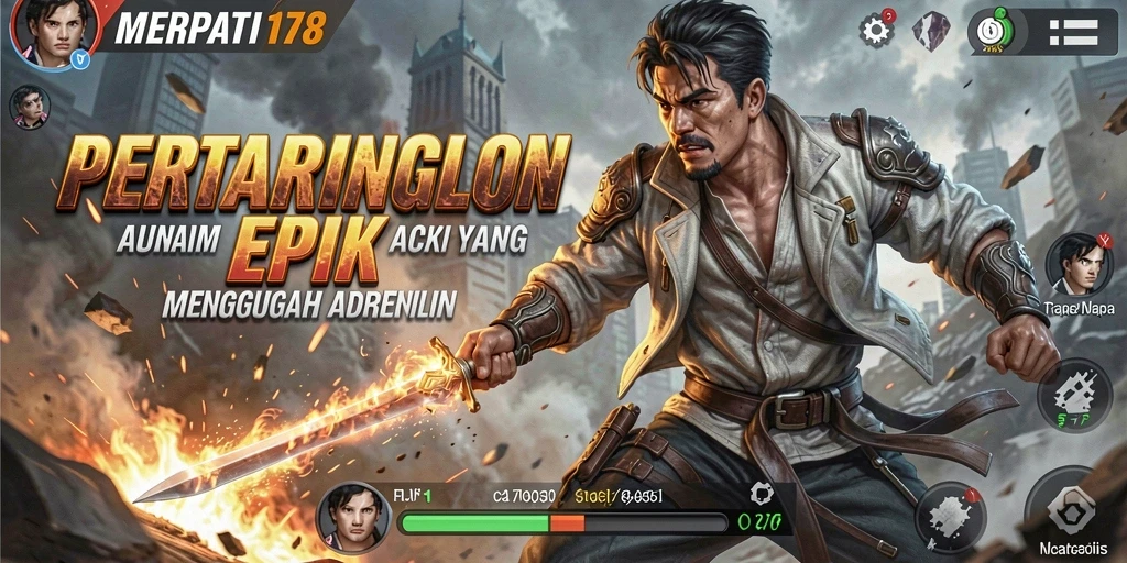 Tangkapan layar gameplay <strong>MERPATI178</strong> menampilkan aksi pertarungan yang mendebarkan.