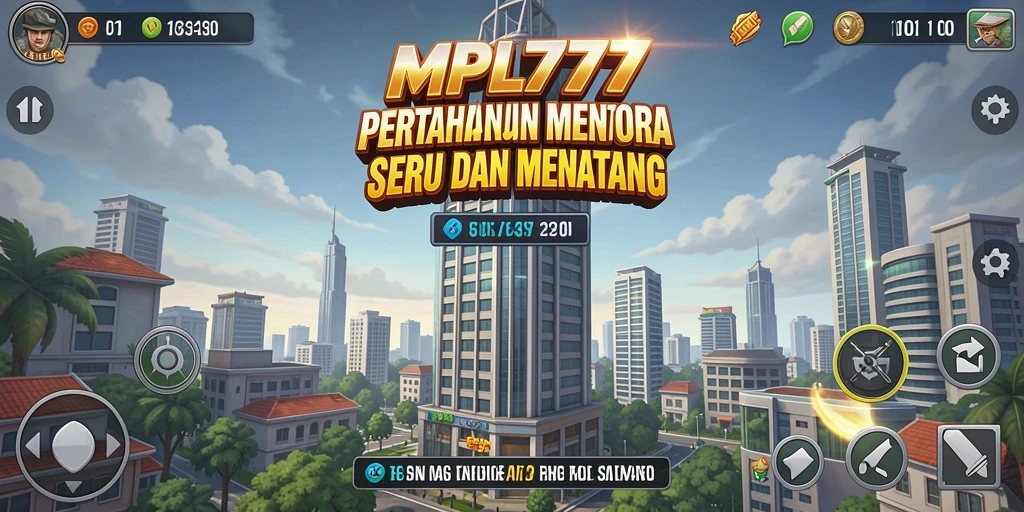 Tampilan seru dari gameplay Tower Defense MPL777 dengan strategi menara.