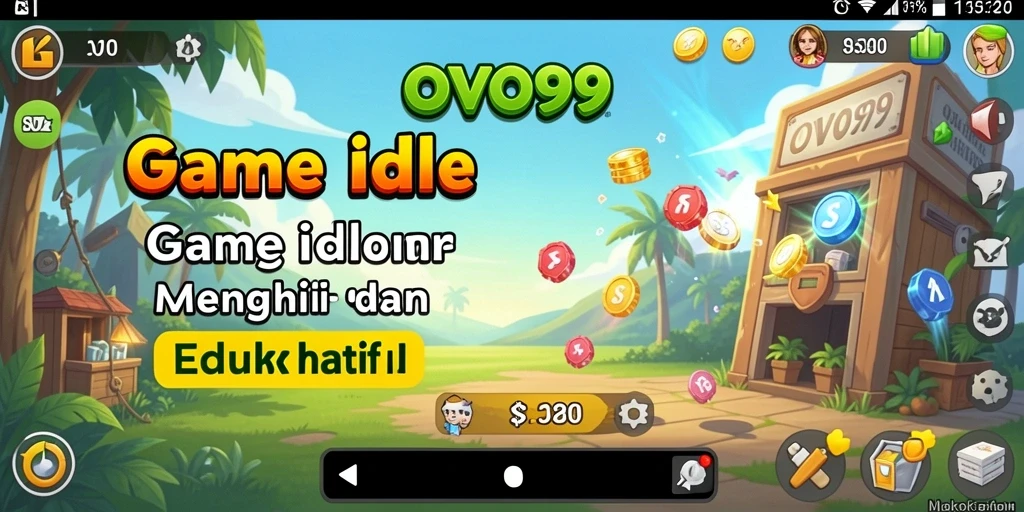 Tampilan gameplay OVO99 yang mengasyikkan dalam mengelola sumber daya.