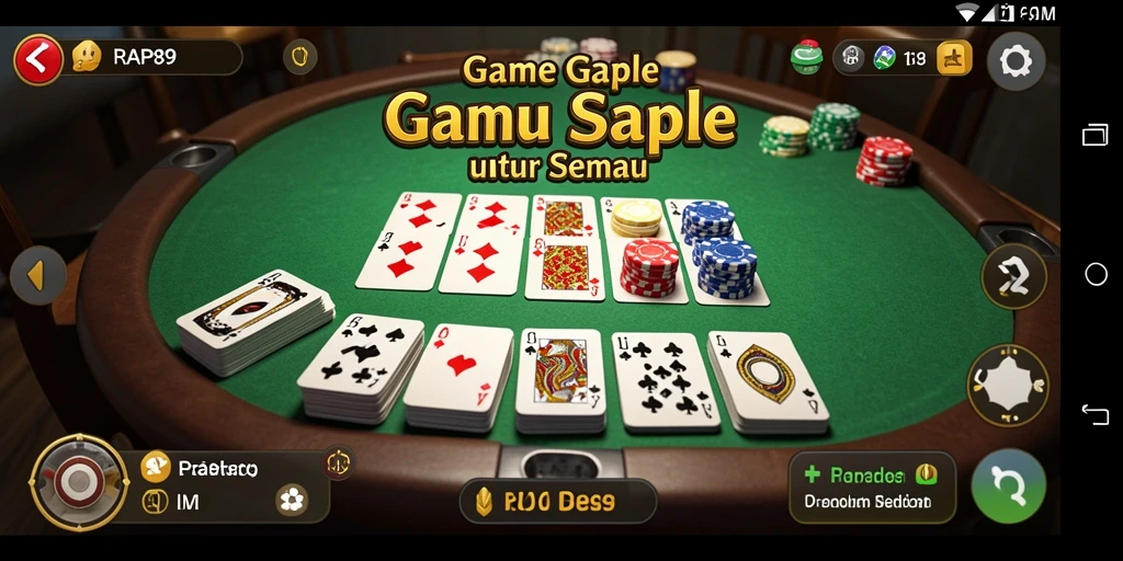 Tampilan gameplay GAPLE yang seru dan interaktif di RAP89.
