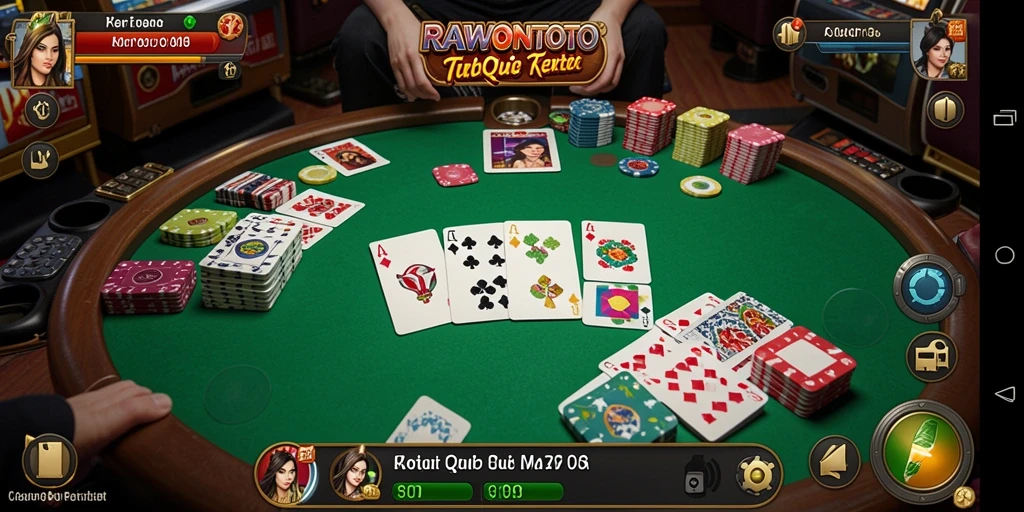 Tampilan gameplay seru dari RAWONTOTO yang penuh strategi QiuQiu.
